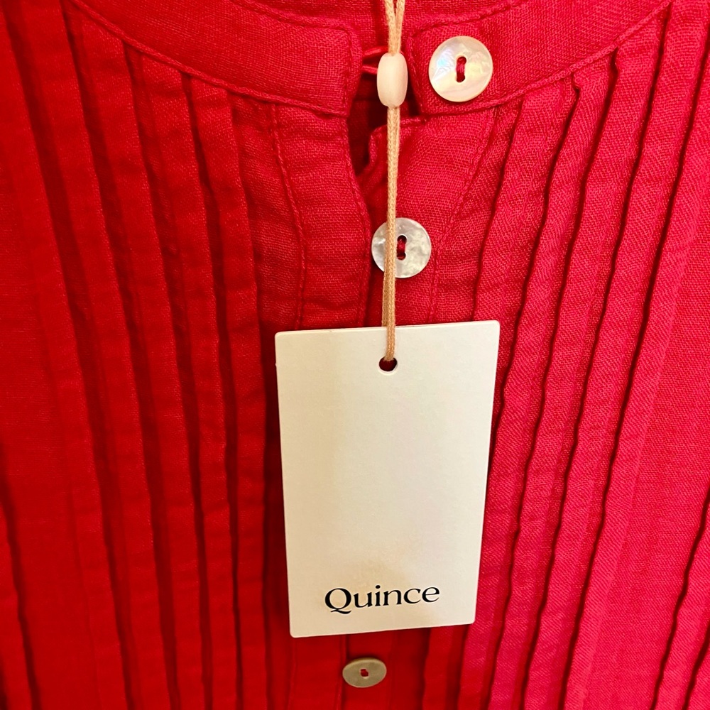 Quince Linen Sleeveless Swing Dress - Picture 9 of 11